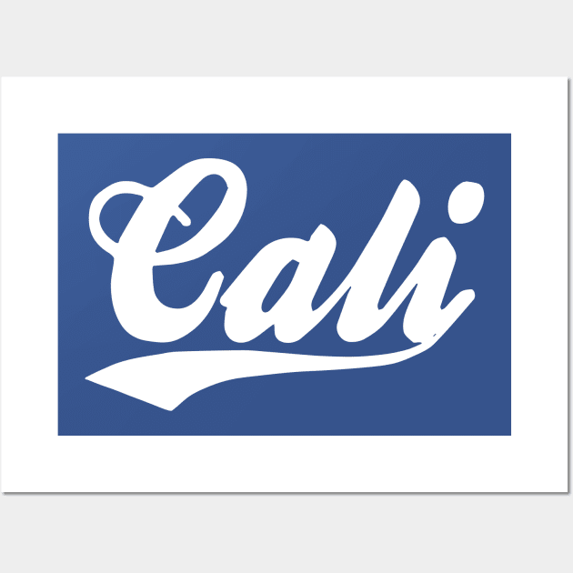 Cali - LA Dodgers style 2 Wall Art by StrictlyDesigns